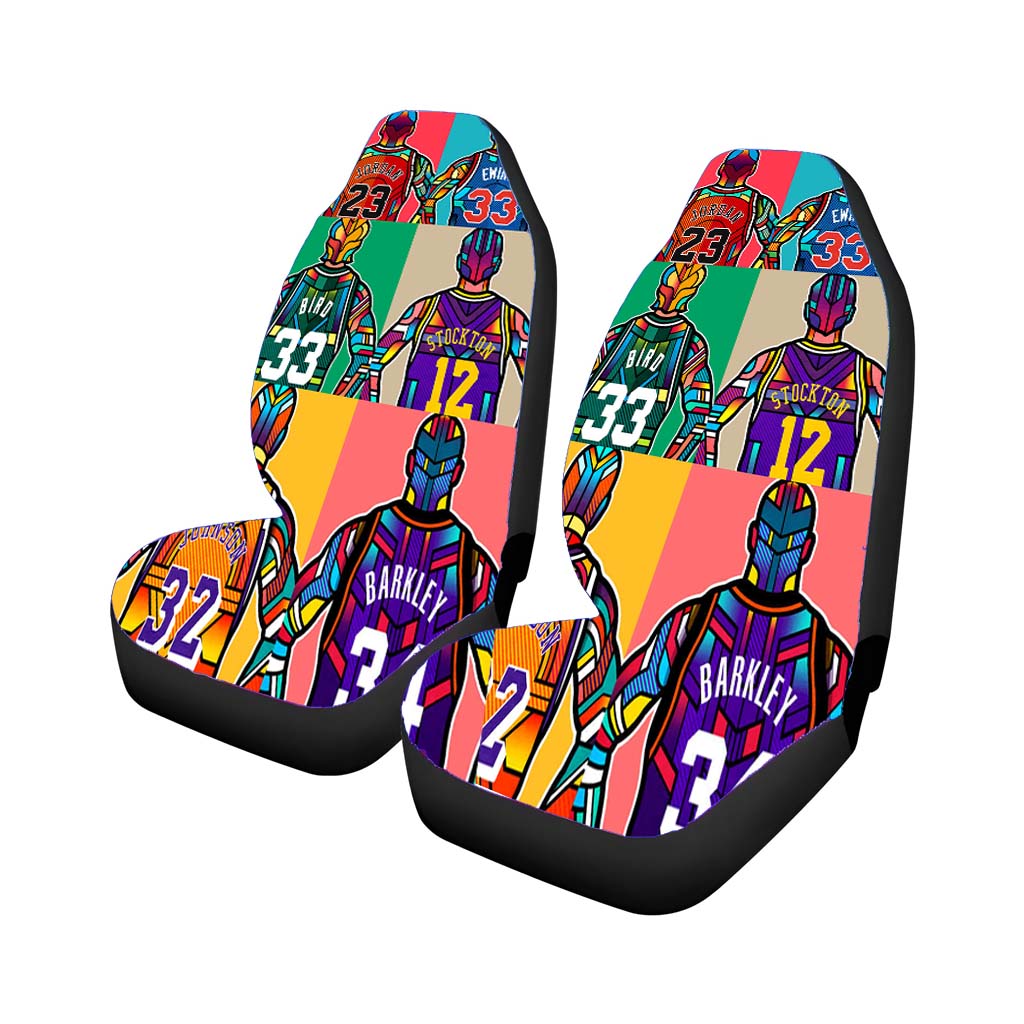 Basketball Stars Car Seat Cover Waterproof Protection