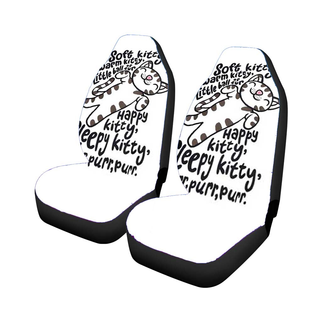 Big Bang Theory Soft Kitty Wht Car Seat Covers