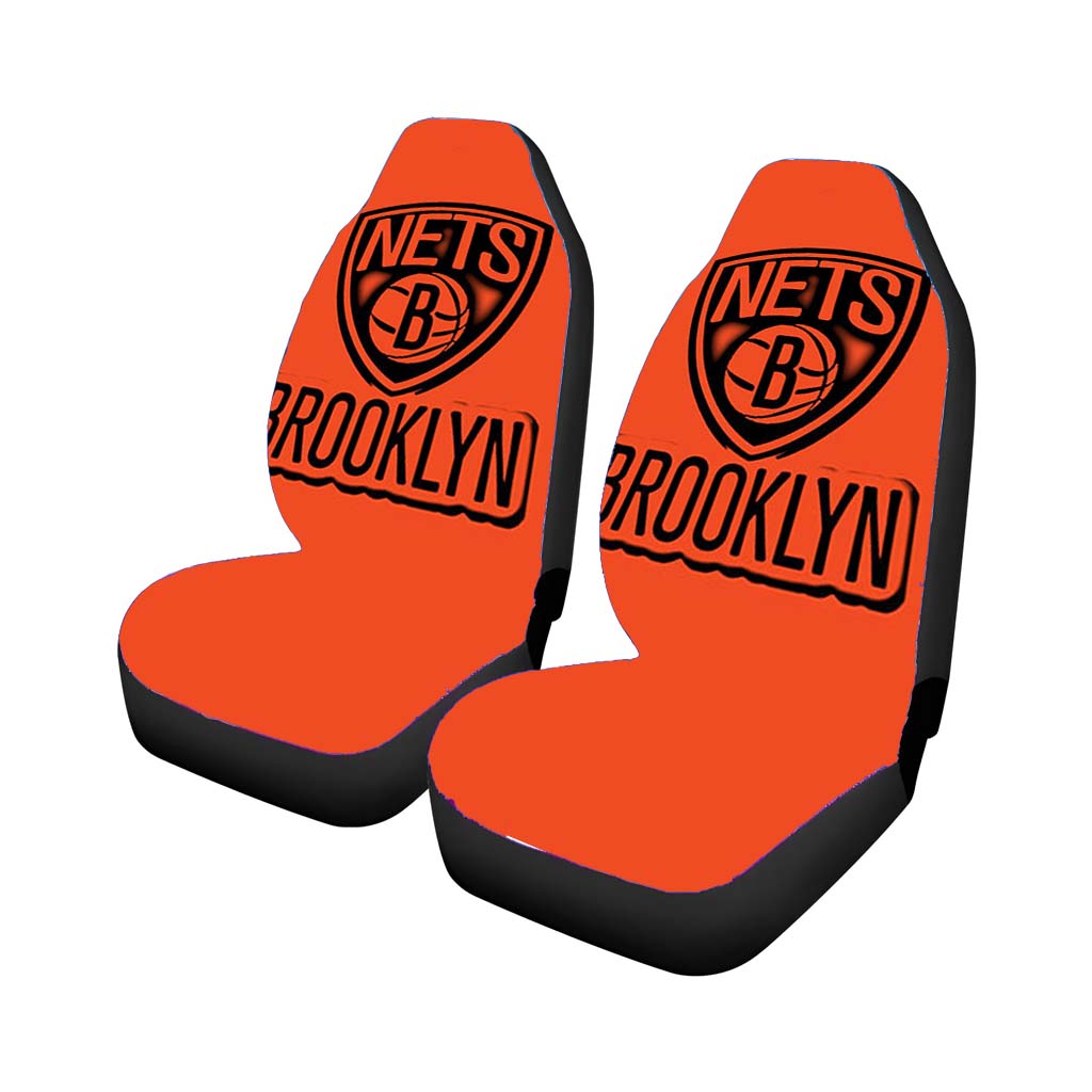 Black Brooklyn Orange Car Seat Covers