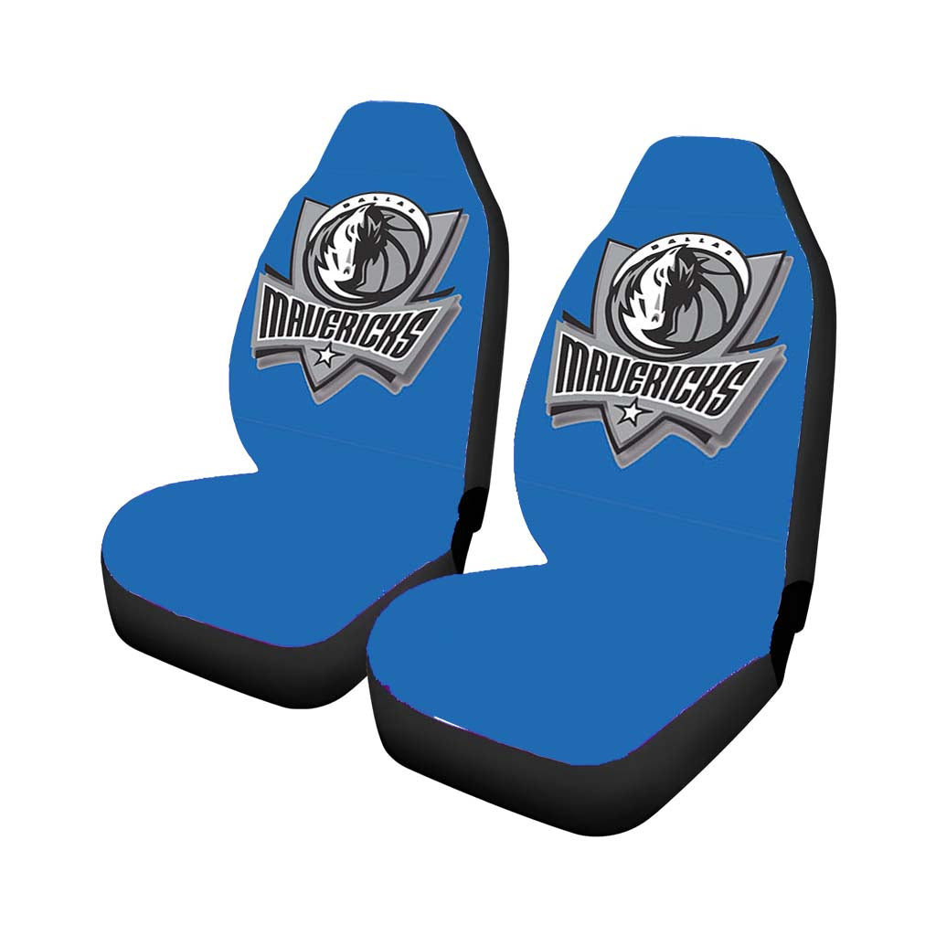 Blue Dallas Mavericks Car Seat Covers