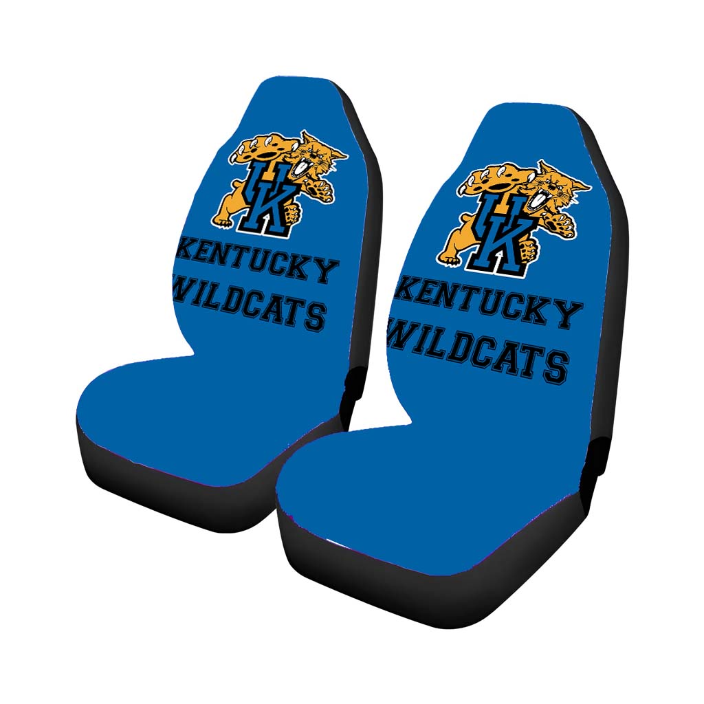 Blue Kentucky Wildcats Logo Rear Car Seat Covers