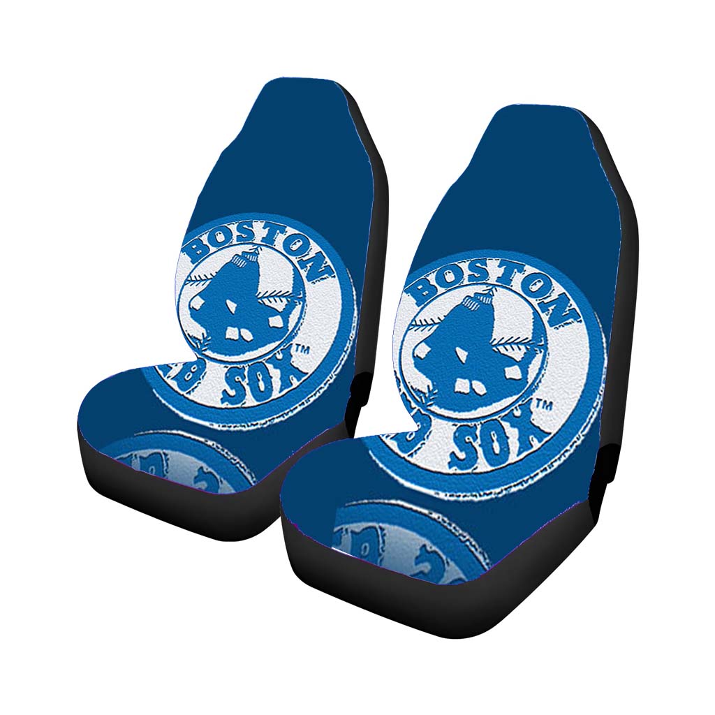 Blue Red Sox Car Seat Covers