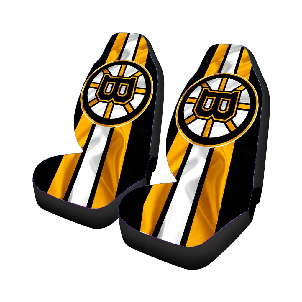Boston Bruins Flag Car Seat Covers