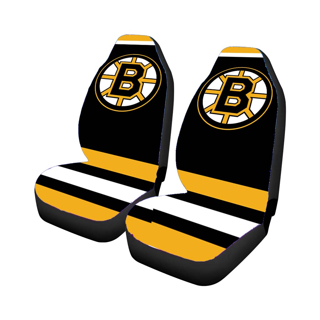 Boston Bruins Wallpaper Car Seat Covers
