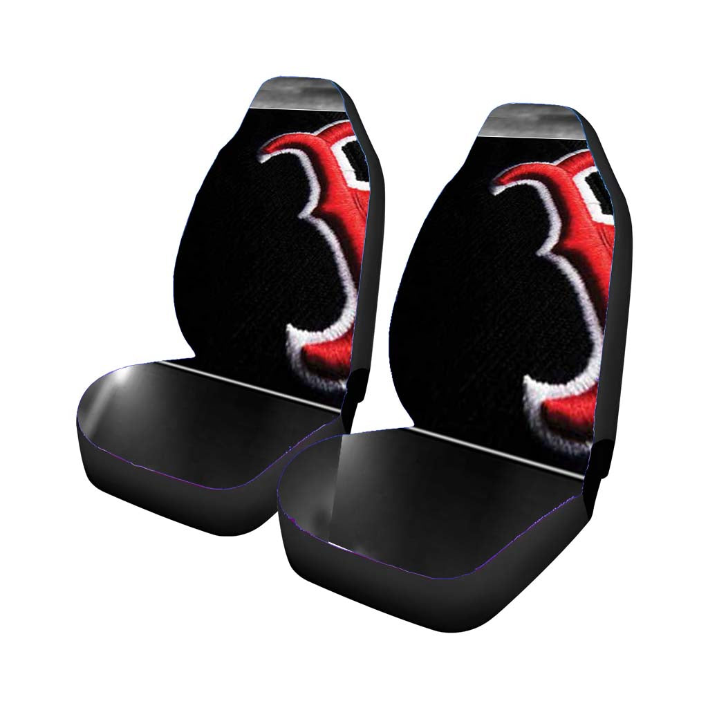 Boston Red Sox Big Patch Grey Car Seat Covers