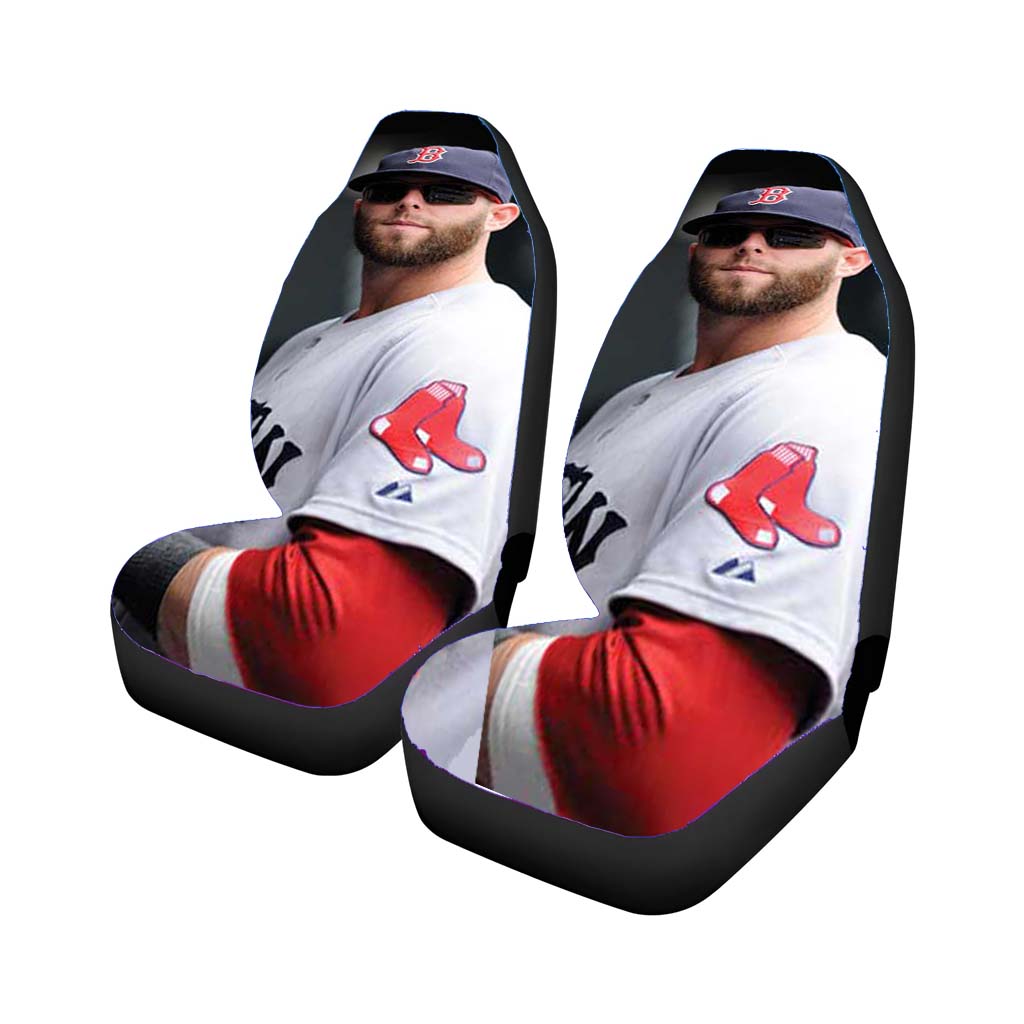 Boston Red Sox Dustin Pedroia Car Seat Covers
