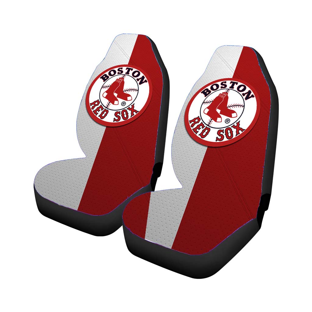 Boston Redsox Red White Logo Car Seat Covers