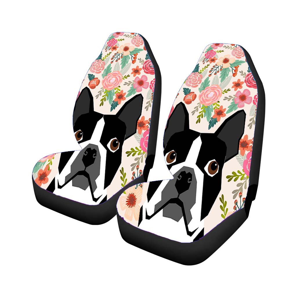 Boston Terrier Dog Breed Car Seat Covers