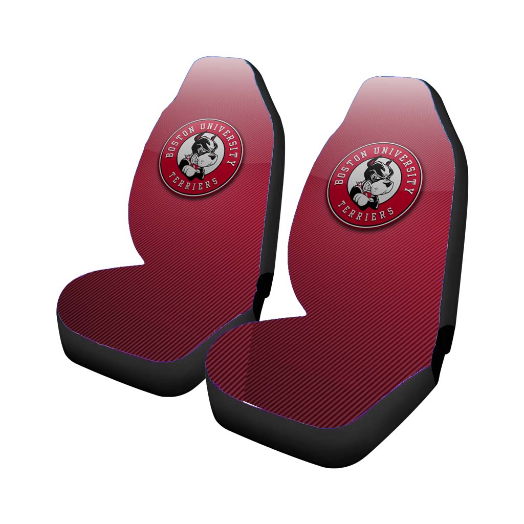 Boston University Bu Terriers Logo Wallpaper Car Seat Covers
