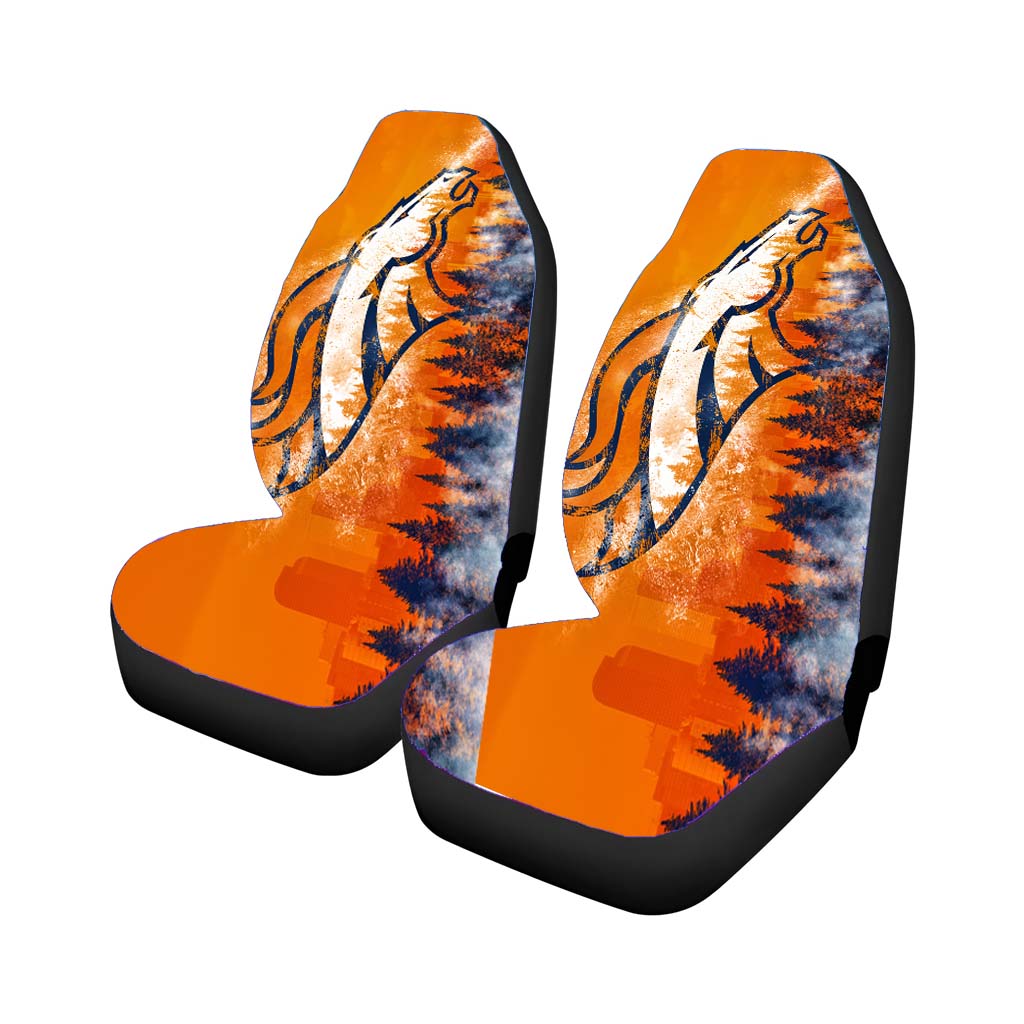 Broncos Denver Christm Car Seat Cover Waterproof Protection