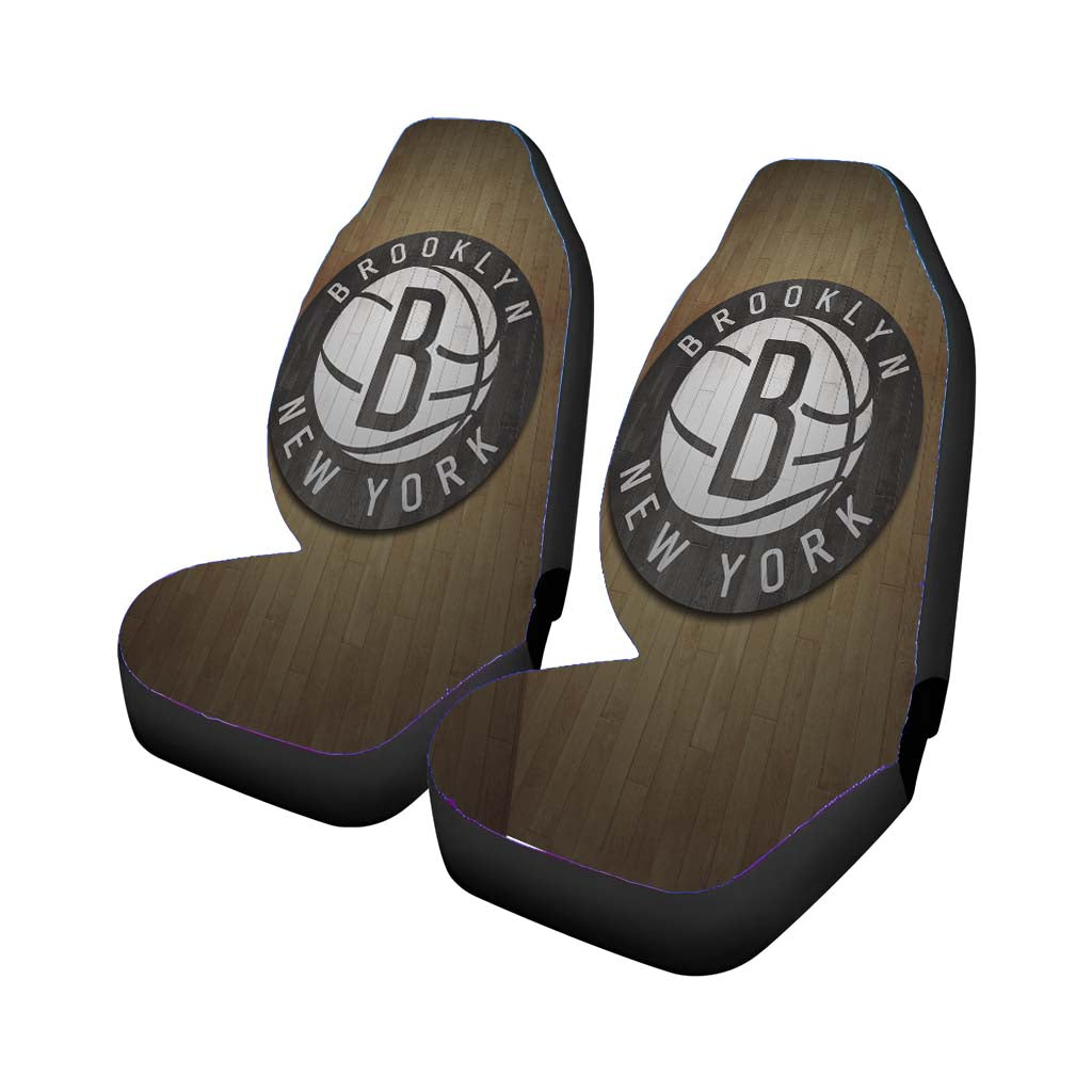 Brooklyn Nets Hardwood Car Seat Cover Waterproof Protection