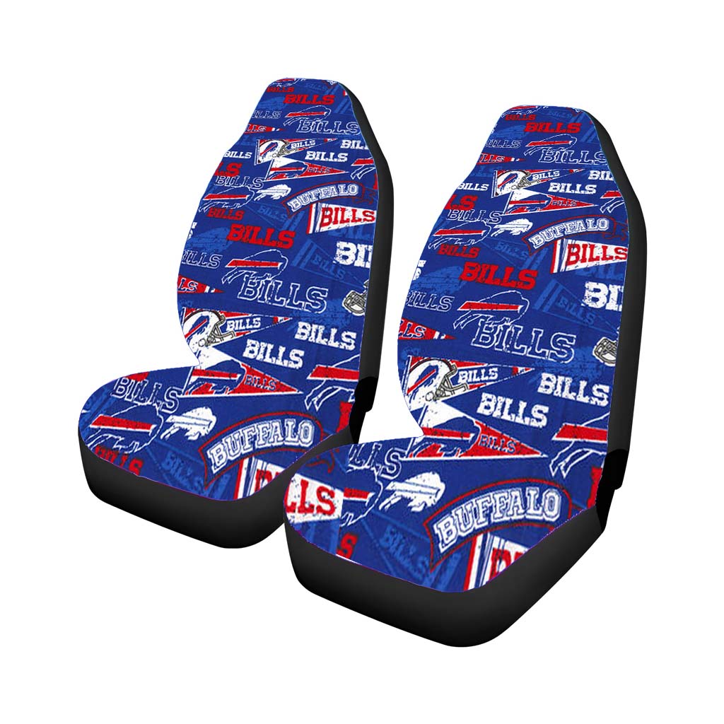 Buffalo Bills Logo Doodle Car Seat Cover Waterproof Protection