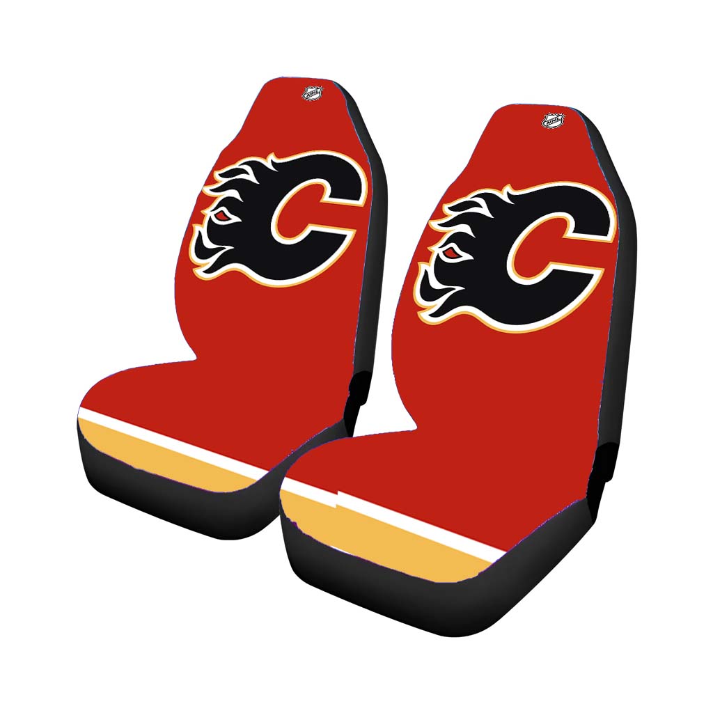 Calgary Flames 1 Car Seat Covers