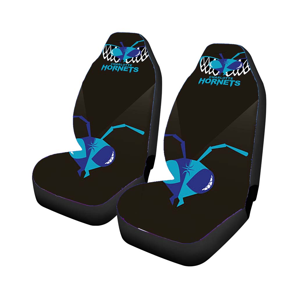 Charlotte Hornets Art Car Seat Covers