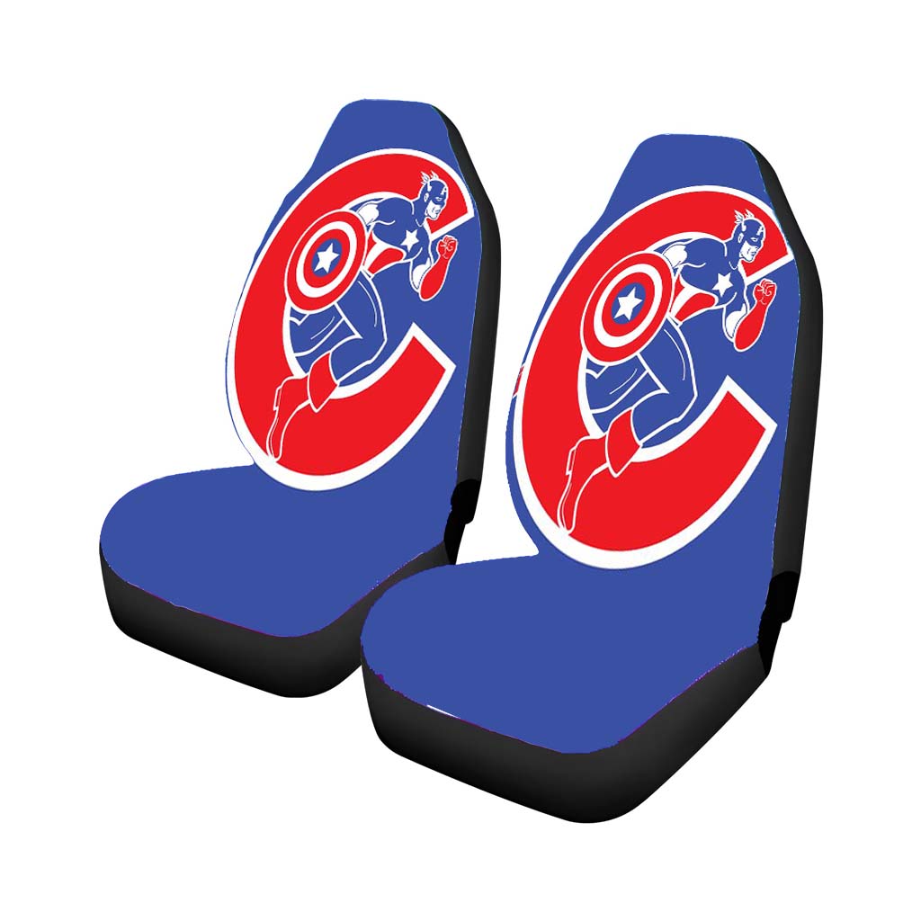Chicago Cubs Captain A Car Seat Covers