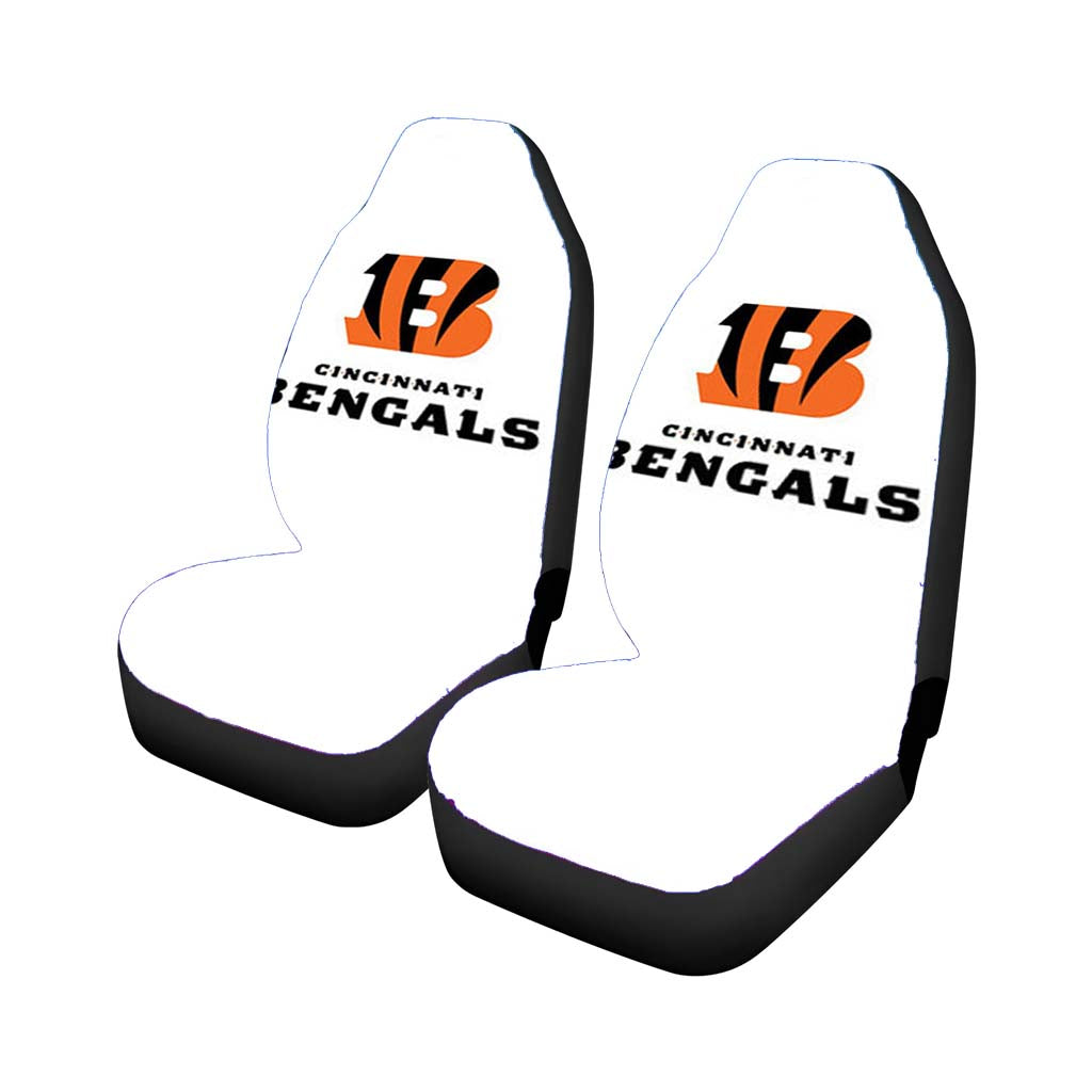 Cincinnati Bengals White Car Seat Covers