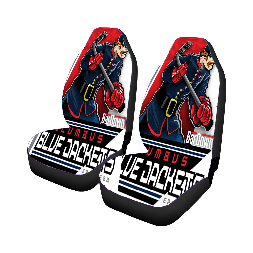 Columbus Blue Dackets Hockey Car Seat Cover Waterproof Protection