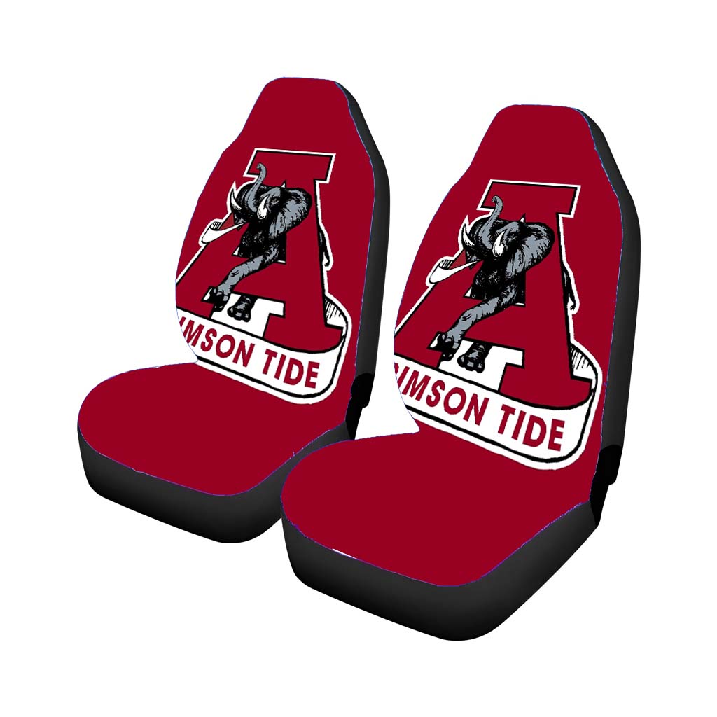 Crimson Tide Elephant Alabama Car Seat Covers