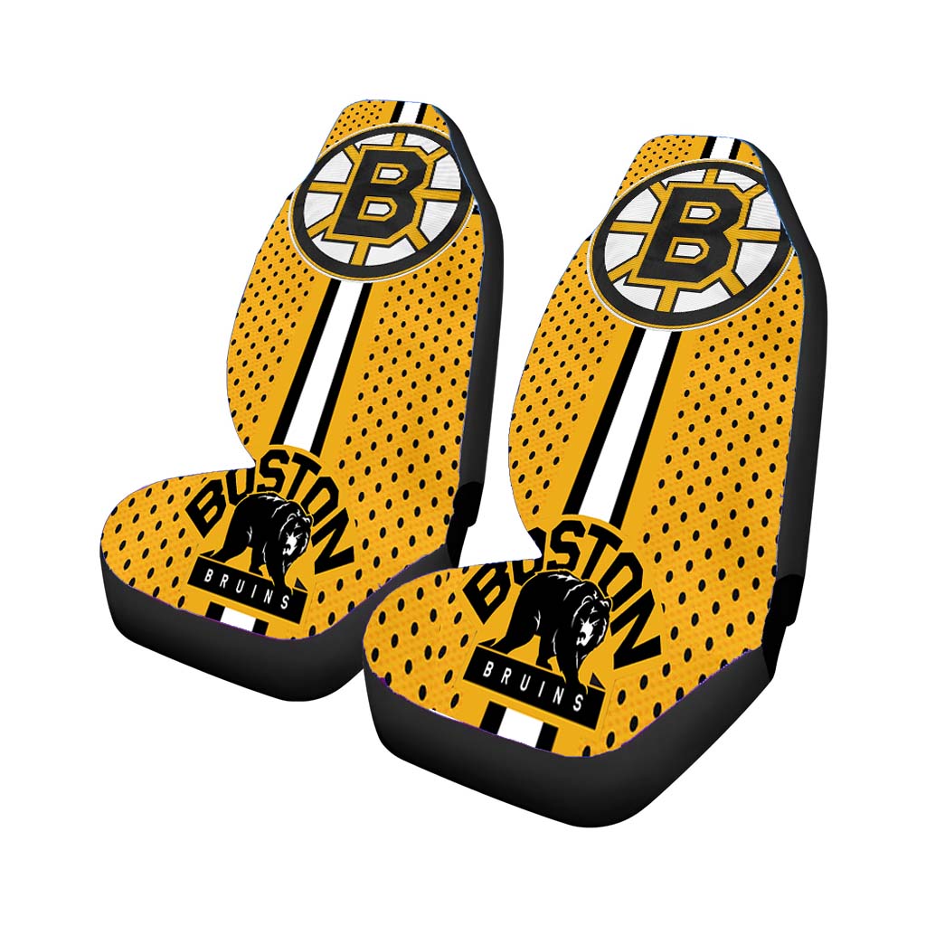 Custom Boston Bruins Hockey Car Seat Cover Waterproof Protection