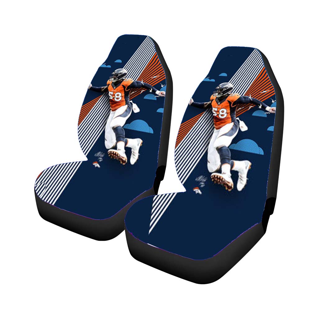 Denver Broncos Von Miller Car Seat Covers