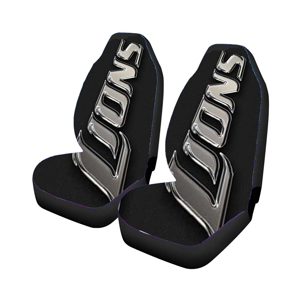 Detroit Lions Chrome Car Seat Covers