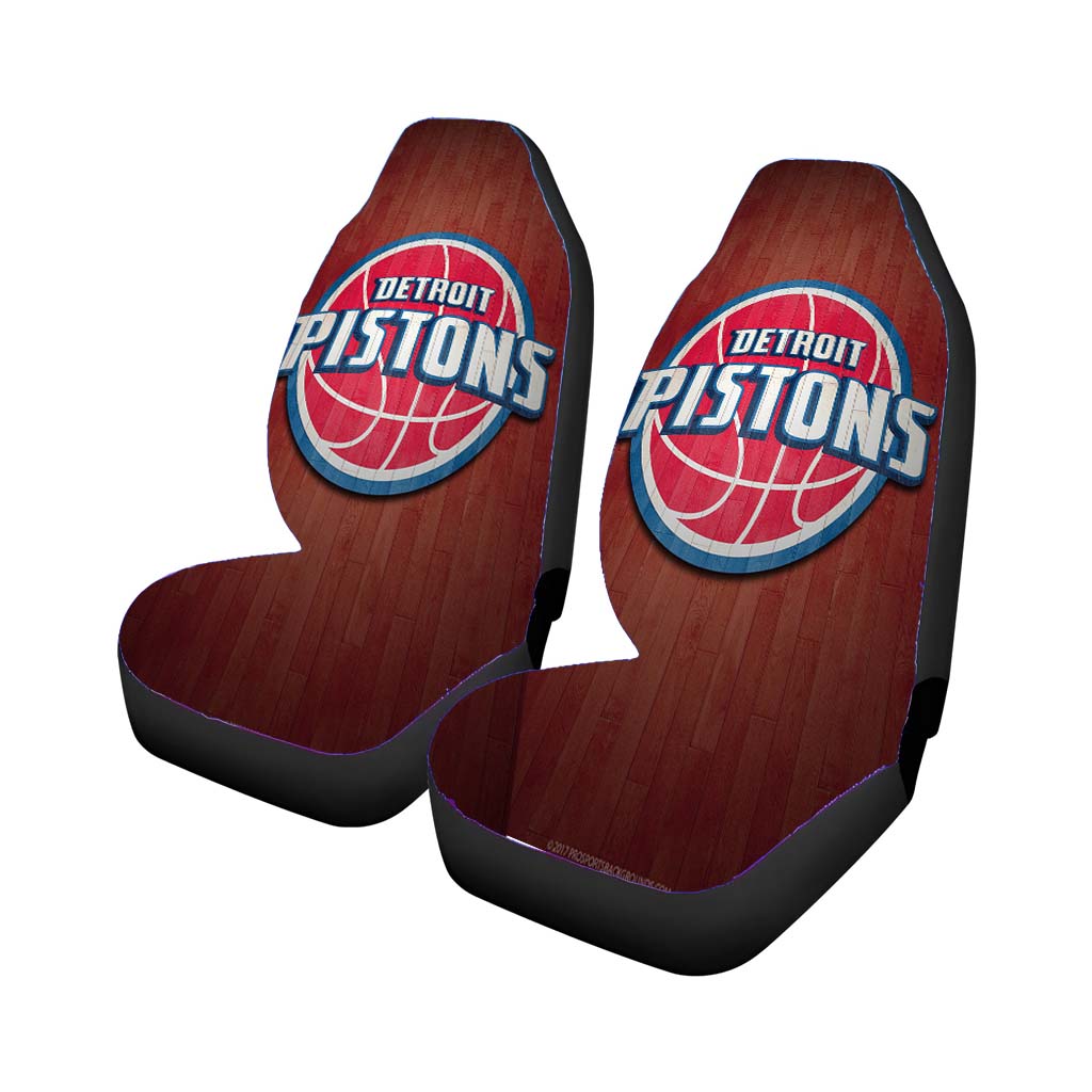 Detroit Pistons Rear Car Seat Covers