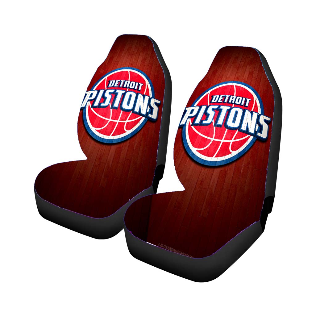 Detroit Pistons Hardwood Car Seat Covers