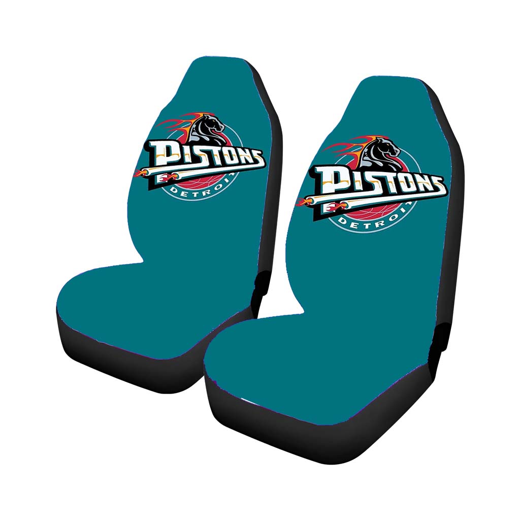 Detroit Pistons Logo Basketball Car Seat Covers