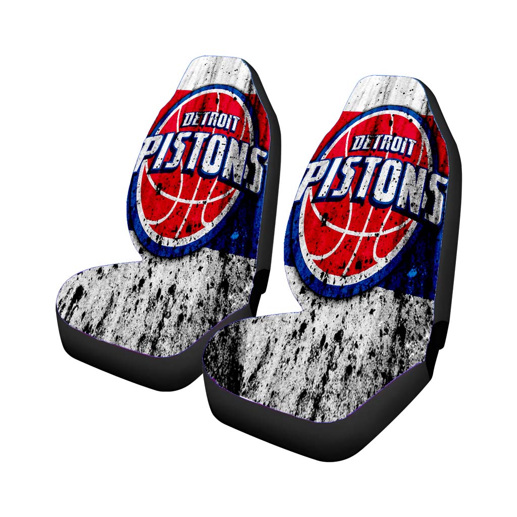 Detroit Pistons Team Logo Sports Car Seat Covers