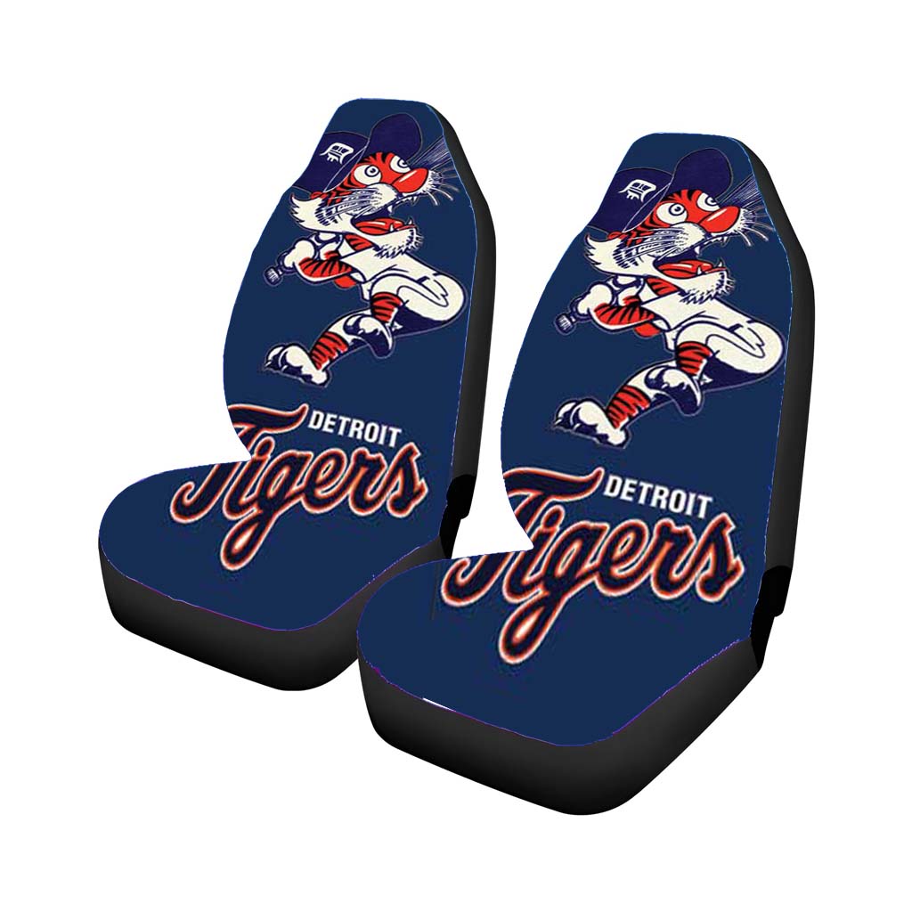 Detroit Tigers Cartoony Car Seat Covers