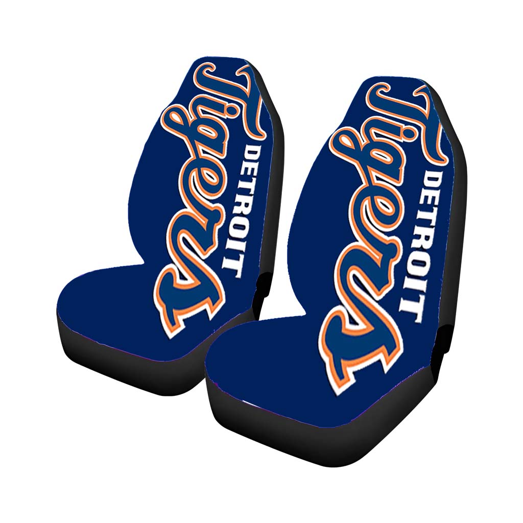 Detroit Tigers Font Car Seat Cover Waterproof Protection