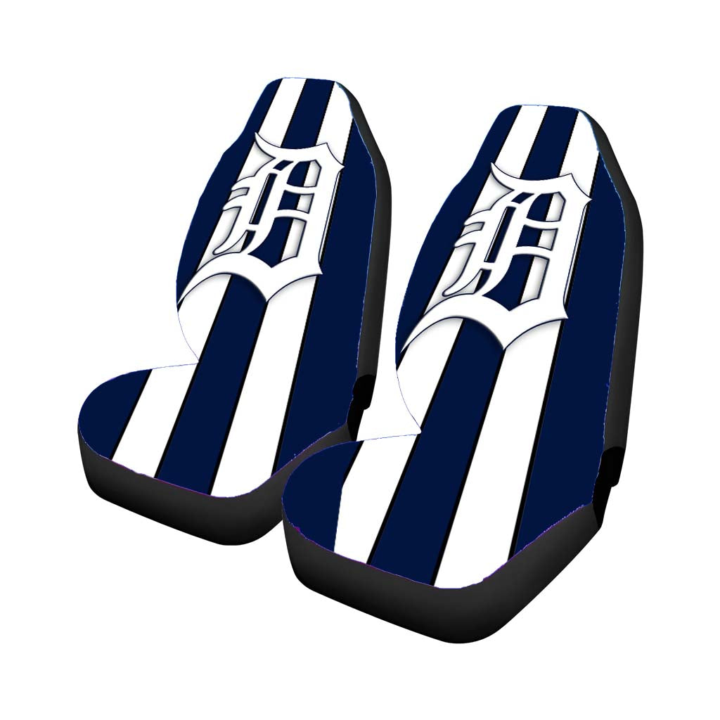 Detroit Tigers Stripe Logo Wallpaper Car Seat Cover Waterproof Protection