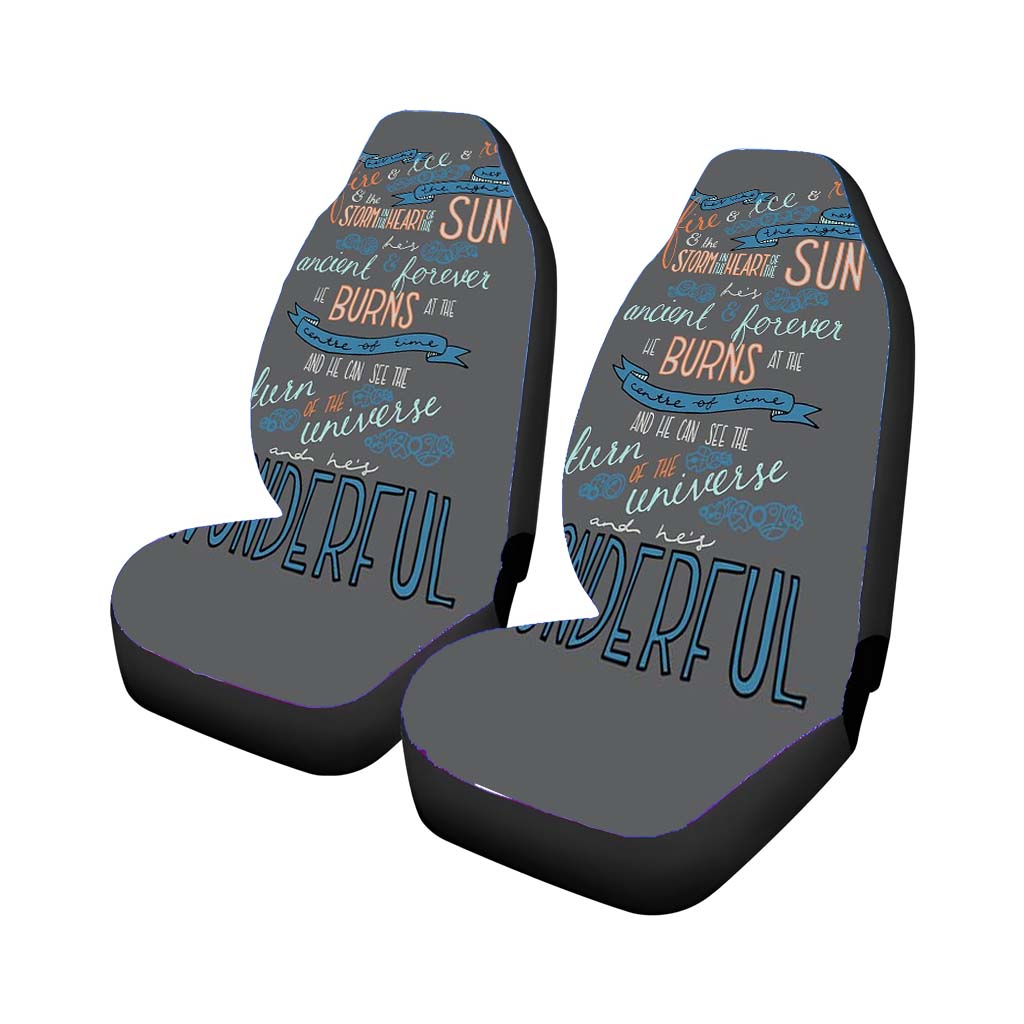 Dr Who Quotes Car Seat Cover Waterproof Protection