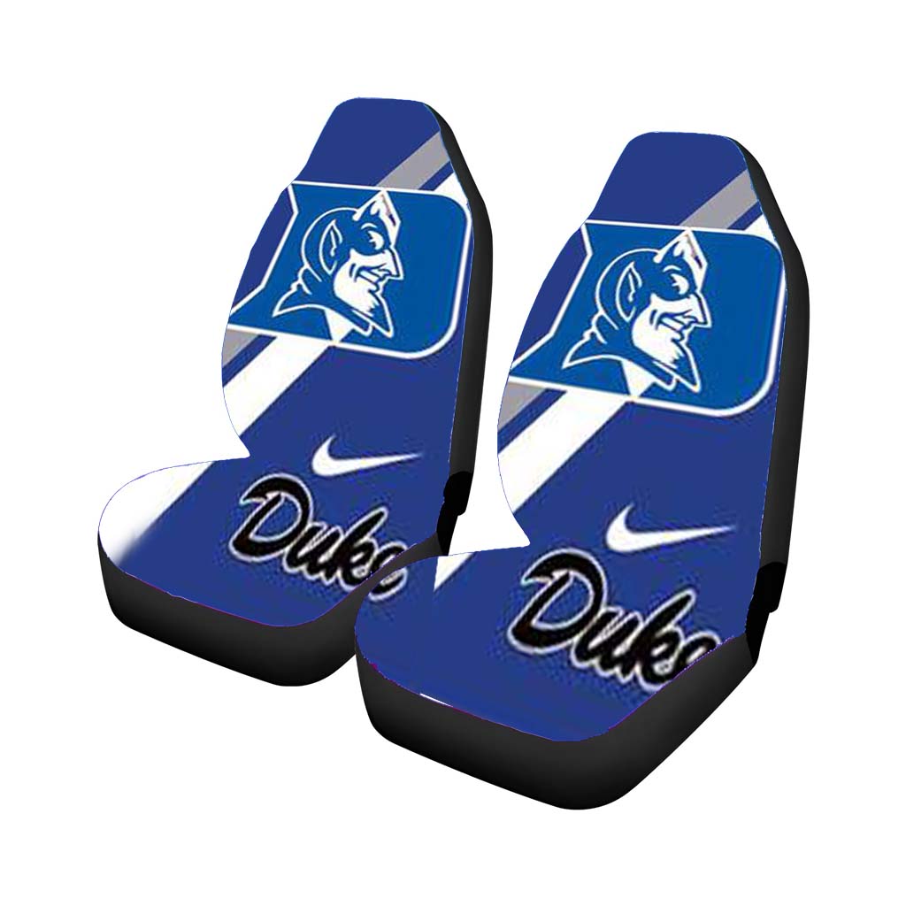 Duke Blue Devils Splatter Car Seat Cover Waterproof Protection