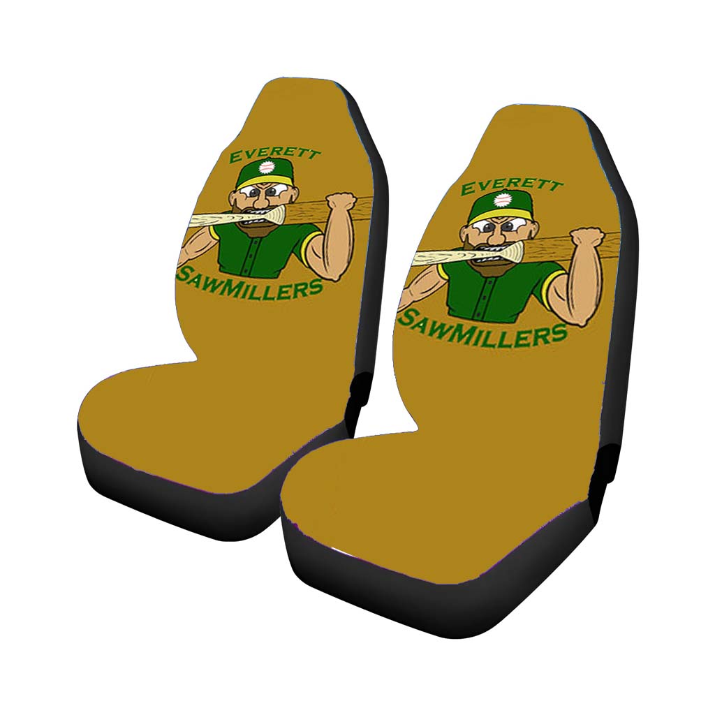 Everett Aquasox Baseball Logo Car Seat Covers