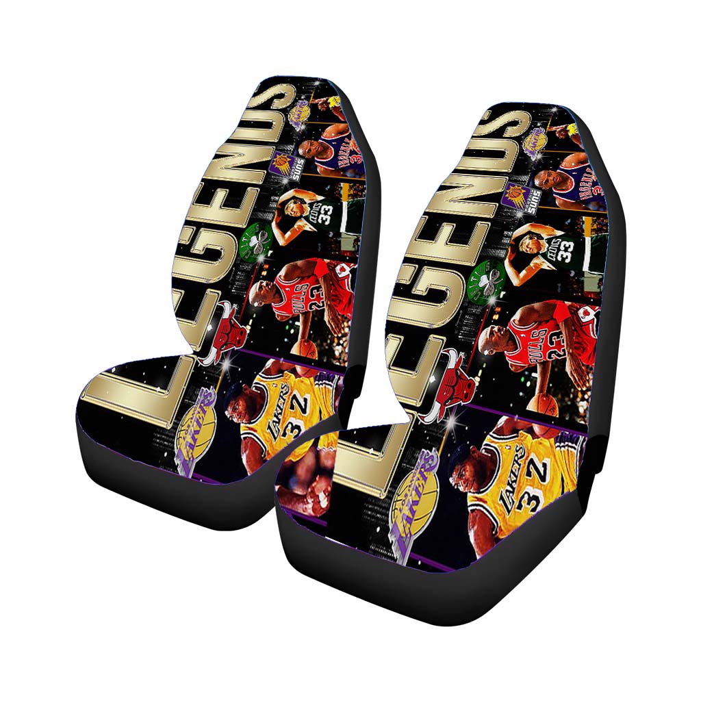 Five Nba Legends Basketball Wallpaper Car Seat Cover Waterproof Protection