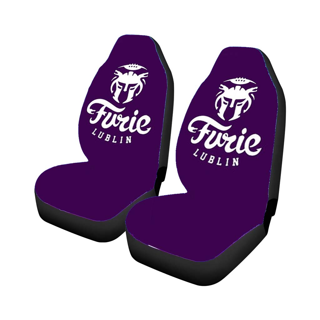 Furie Lublin Logo Purple Car Seat Covers