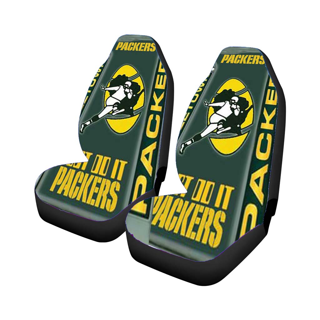 Gb Packers License Plate Collage Car Seat Cover Waterproof Protection