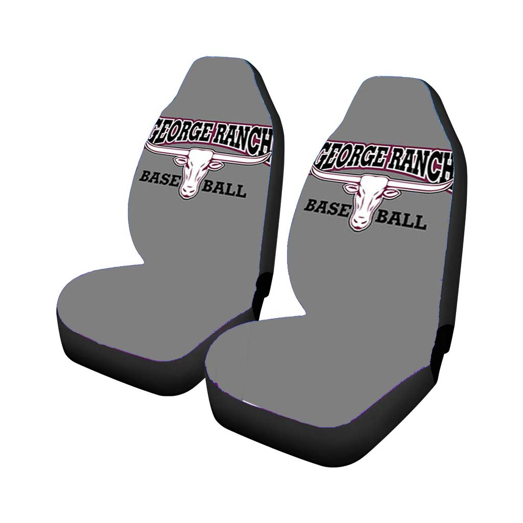 George Ranch Baseball Logo Gray Car Seat Cover Waterproof Protection