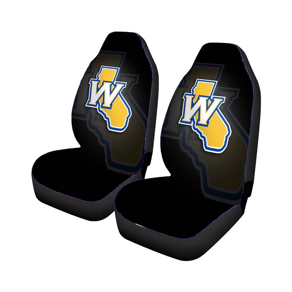 Golden State Warriors Black Car Seat Covers