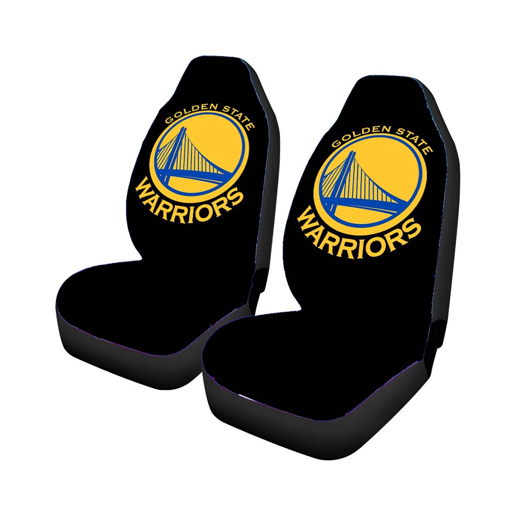 Golden State Warriors Blue Yellow Logo Car Seat Covers