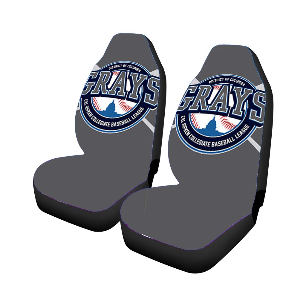 Grays Baseball Logo Gray Car Seat Cover Waterproof Protection