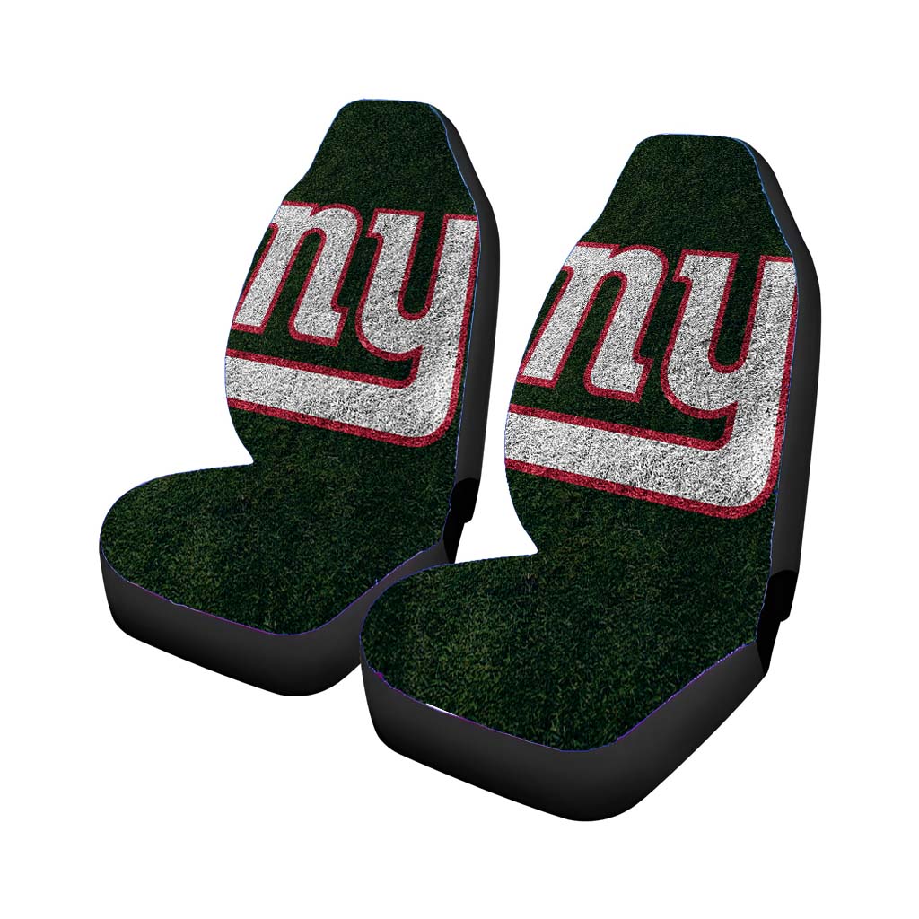 Green New York Giants Logo Car Seat Covers