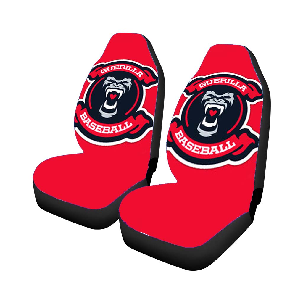 Guerilla Baseball Team Logos Red Car Seat Cover Waterproof Protection