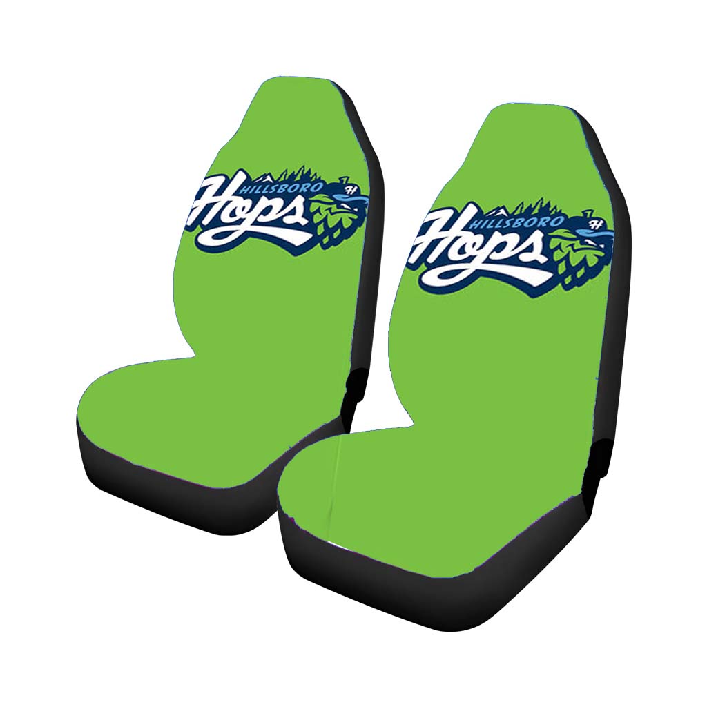 Hillsboro Hops Baseball Logo Gren Car Seat Covers