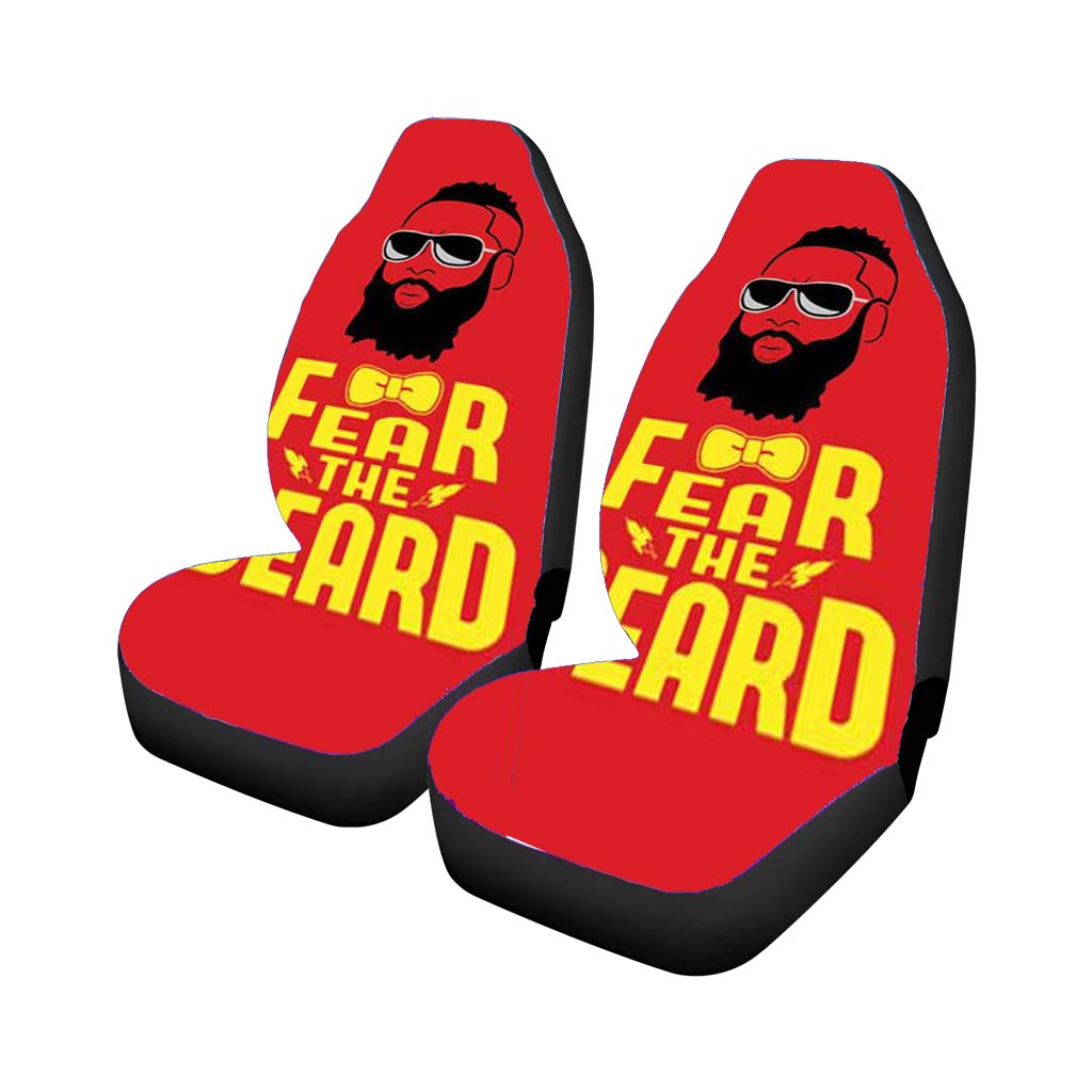 James Harden Fear Red Bow Tie Car Seat Covers