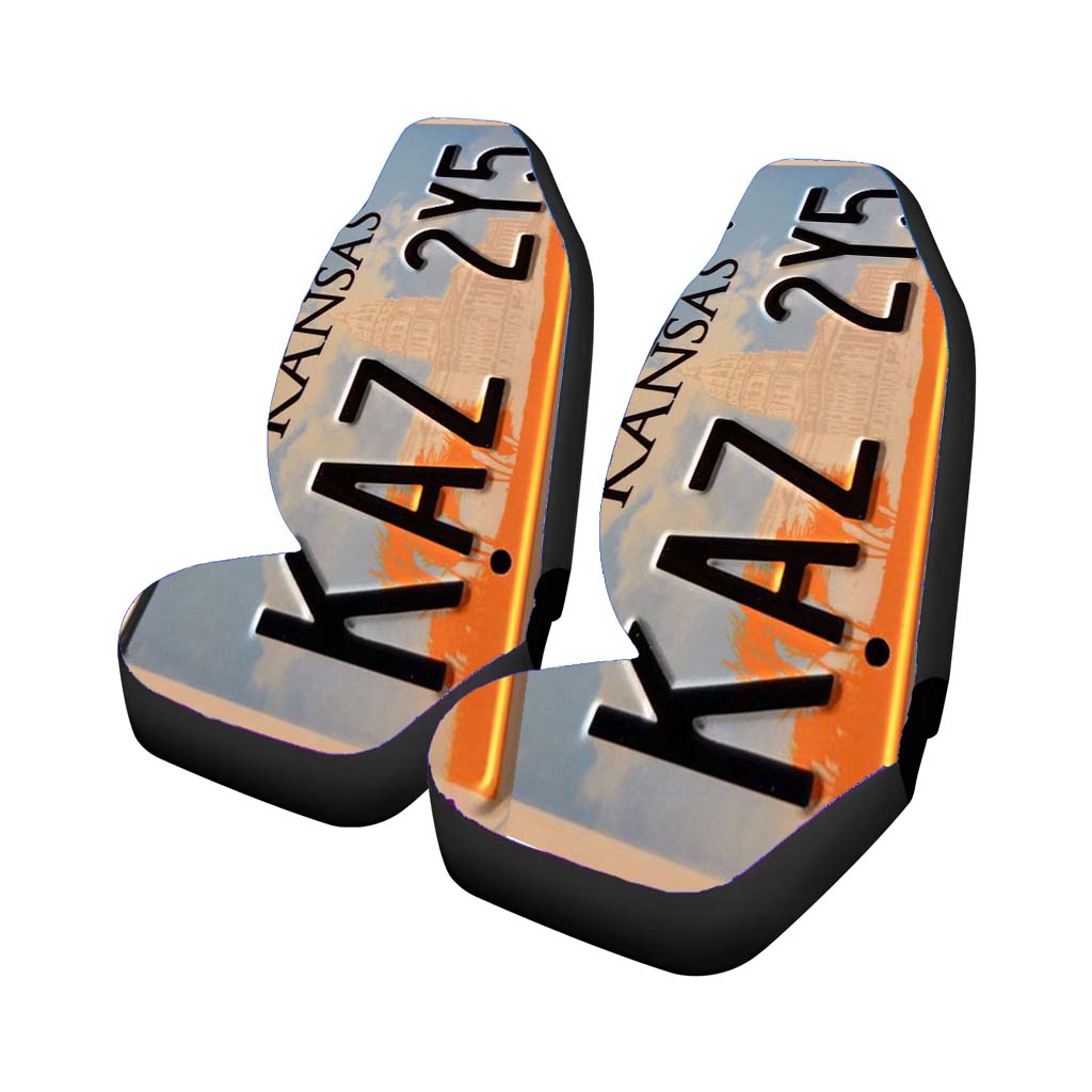 Kansas License Plate Car Seat Covers