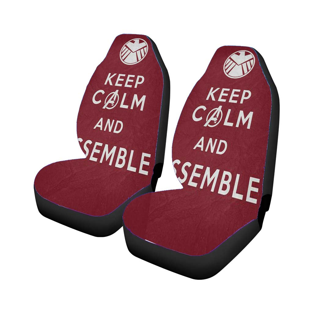 Keep Calm And Assemble Car Seat Covers