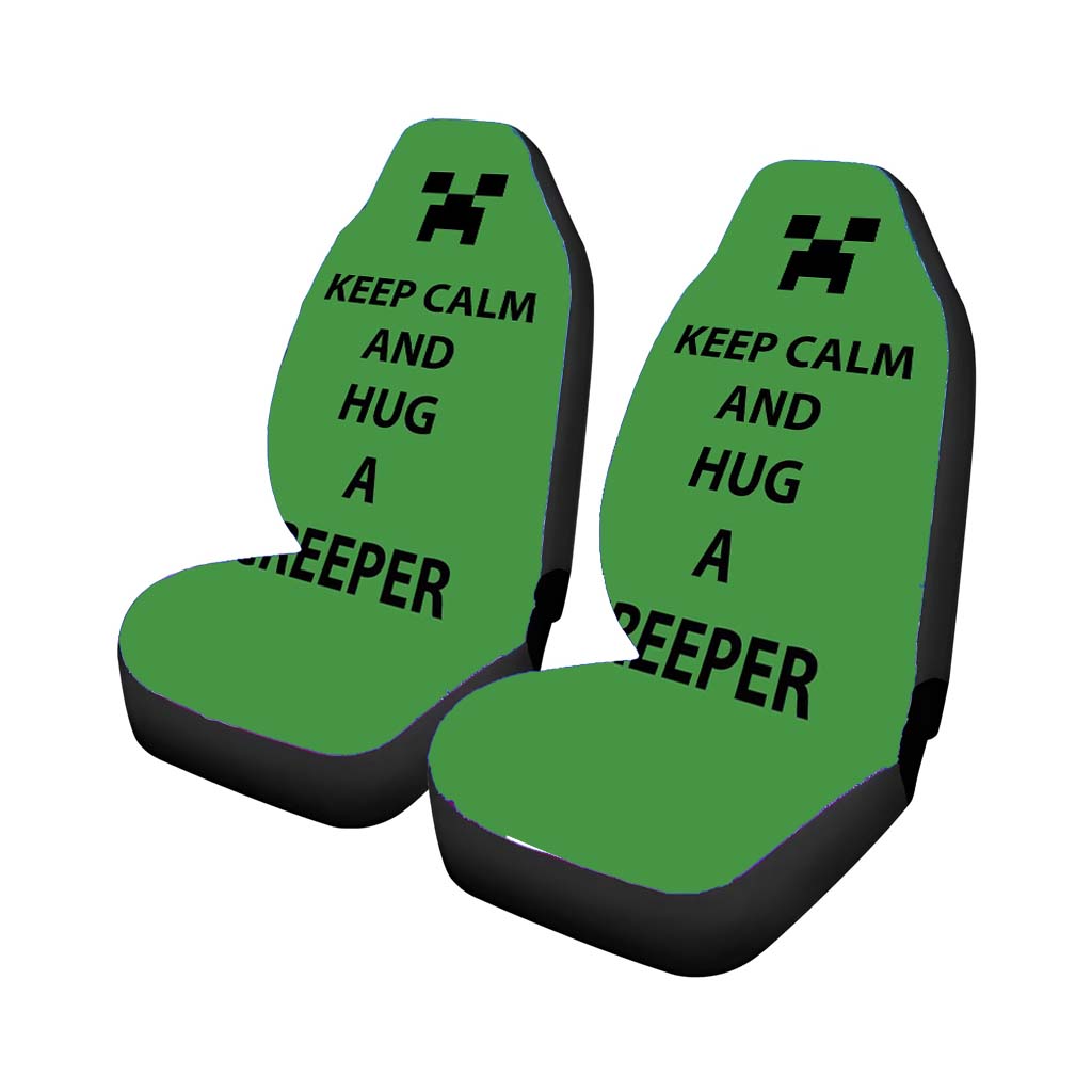 Keep Calm And Hug A Creeper Car Seat Cover Waterproof Protection