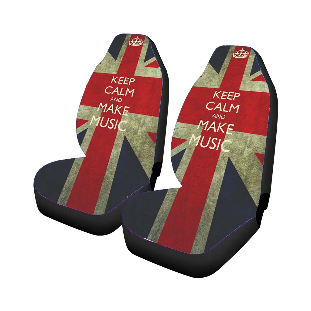 Keep Calm And Make Music Car Seat Cover Waterproof Protection